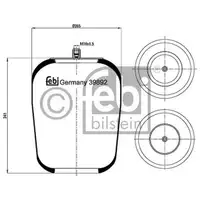 FEBI BILSTEIN 39892 Luftfederbalg