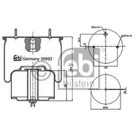 FEBI BILSTEIN 39993 Luftfederbalg