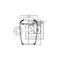 FEBI BILSTEIN 35879 Luftfederbalg für VOLVO