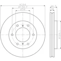 TEXTAR 92180203 Bremsscheiben 2 Stück MITSUBISHI