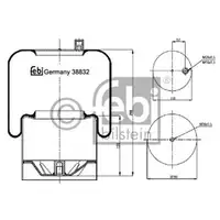 FEBI BILSTEIN 38832 Luftfederbalg