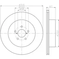 TEXTAR 92173703 Bremsscheiben 2 Stück SUBARU