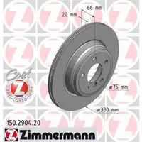 ZIMMERMANN Bremsscheiben 2 Stück z. Bsp. für BMW