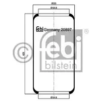 FEBI BILSTEIN 20897 Luftfederbalg für SCANIA