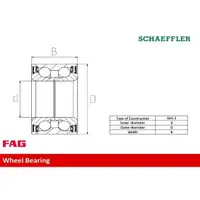 FAG 713 6188 60 Radlagersatz