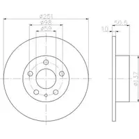 TEXTAR 92046903 Bremsscheiben 2 Stück ALFA ROMEO