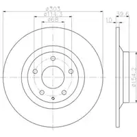 TEXTAR 92242703 Bremsscheiben 2 Stück MAZDA