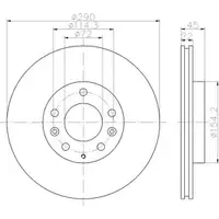 TEXTAR 92175603 Bremsscheiben 2 Stück MAZDA