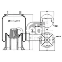 FEBI BILSTEIN 39849 Luftfederbalg
