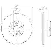 TEXTAR 92074003 Bremsscheiben 2 Stück CITROËN