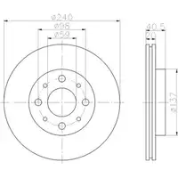 TEXTAR 92118003 Bremsscheiben 2 Stück FIAT