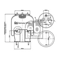 FEBI BILSTEIN 37929 Luftfederbalg