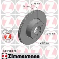 ZIMMERMANN Bremsscheiben 2 Stück z. Bsp. für BMW