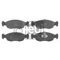 FEBI BILSTEIN 16238 Bremsbelagsatz für PEUGEOT, CITROËN