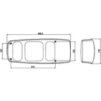 HELLA 2VP 007 502-121 Heckl. Caraluna I Halogen