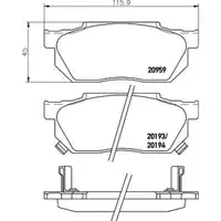 TEXTAR 2095902 PKW SBB