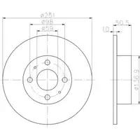 TEXTAR 92034203 Bremsscheiben 2 Stück FIAT