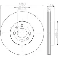 TEXTAR 92239303 Bremsscheiben 2 Stück KIA