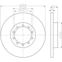 TEXTAR 93242500 Bremsscheiben 2 Stück