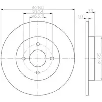 TEXTAR 92172403 Bremsscheiben 2 Stück FORD