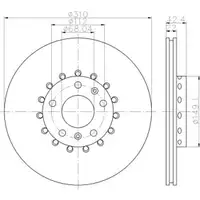 TEXTAR 92152303 Bremsscheiben 2 Stück hinten für AUDI