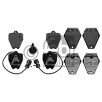 FEBI BILSTEIN 16762 Bremsbelagsatz für AUDI