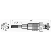 Glühkerze Ngk 6929 für Citroën für Opel für Peugeot für Renault für Dacia