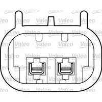 Fensterheber Valeo 851025 für Nissan Hinten Rechts