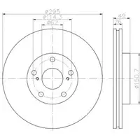 TEXTAR 92168003 Bremsscheiben 2 Stück TOYOTA