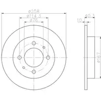 TEXTAR 92117103 Bremsscheiben 2 Stück HYUNDAI
