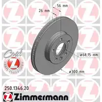ZIMMERMANN Bremsscheiben 2 Stück z. Bsp. für VW