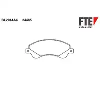 FTE BL2044A4 Scheibenbremsbelag-Satz