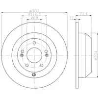 TEXTAR 92223403 Bremsscheiben 2 Stück HYUNDAI