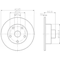 TEXTAR 92072103 Bremsscheiben 2 Stück AUDI