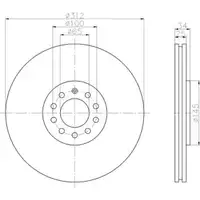 TEXTAR 92098503 Bremsscheiben 2 Stück VW