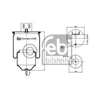 FEBI BILSTEIN 37636 Luftfederbalg