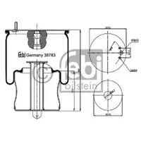 FEBI BILSTEIN 38783 Luftfederbalg