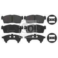FEBI BILSTEIN 16740 Bremsbelagsatz für CITROËN, MITSUBISHI, PEUGEOT, SUZUKI