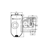 FEBI BILSTEIN 35677 Luftfederbalg