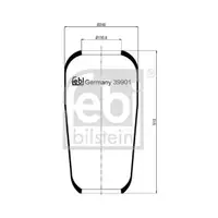 FEBI BILSTEIN 39901 Luftfederbalg für MAN