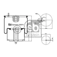 FEBI BILSTEIN 35674 Luftfederbalg
