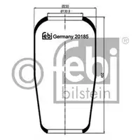 FEBI BILSTEIN 20185 Luftfederbalg