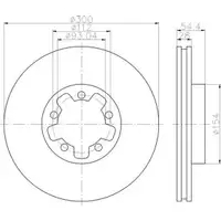 TEXTAR 92151903 Bremsscheiben 2 Stück FORD