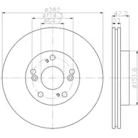TEXTAR 92144403 Bremsscheiben 2 Stück HONDA