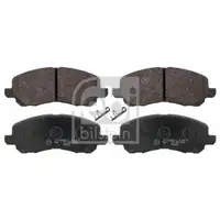 FEBI BILSTEIN 16644 Bremsbelagsatz für CITROËN, MITSUBISHI, PEUGEOT, JEEP