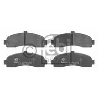 FEBI BILSTEIN 16262 Bremsbelagsatz für NISSAN