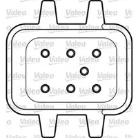 VALEO 850861 Fensterheber v r OPEL ZAFIRA