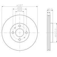 TEXTAR 92069603 Bremsscheiben 2 Stück FIAT