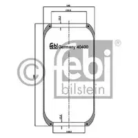 FEBI BILSTEIN 40400 Luftfederbalg