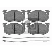 FEBI BILSTEIN 16236 Bremsbelagsatz für RENAULT